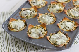 Muffin Tin Vegetable Lasagna
