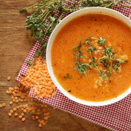Moroccan Chicken, Lentil & Barley Soup