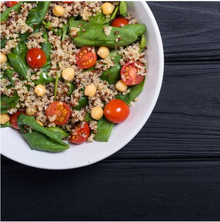 Roasted Chickpea Quinoa Salad
