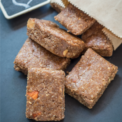 Almond Butter Banana Protein Bars