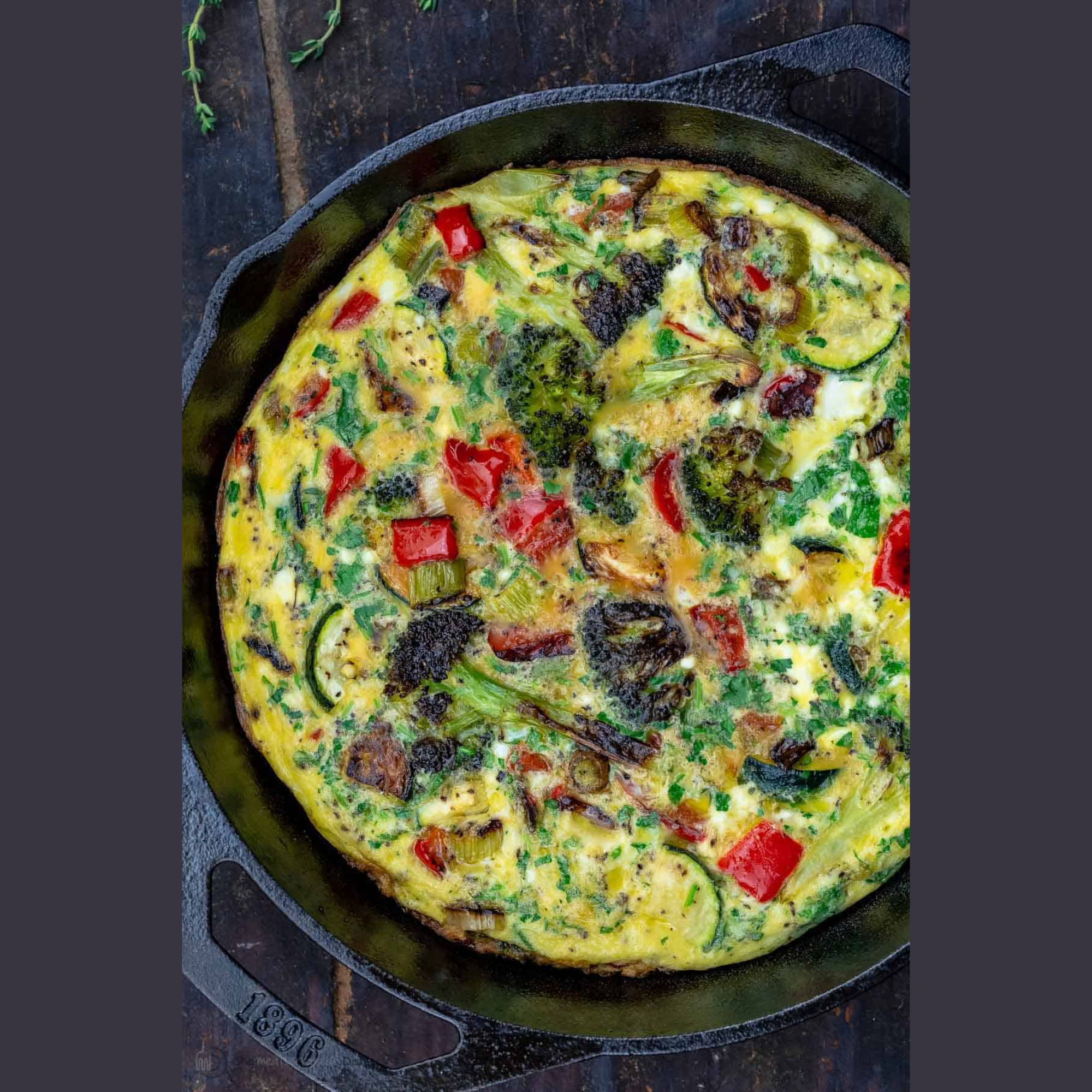 Mediterranean Vegetable Frittata