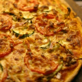 Butternut Squash and Portobello Mushroom Pizza
